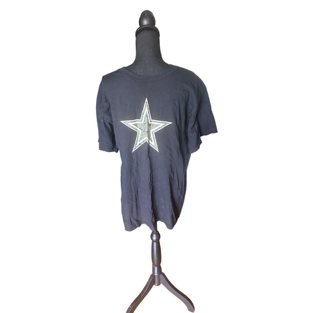 Dallas Cowboys Camo Black Graphic Shirt – NFL Fan Tee